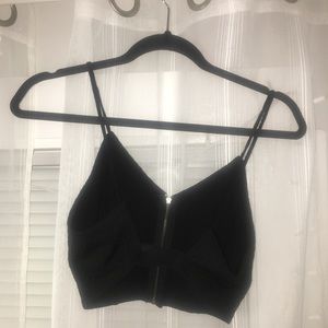 Little black crop top